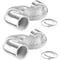 Ipower 10 Inch by 25 feet duct, for dryer vent hose transition, Temperature range from 0 to 185+ Degrees F GLDUCT10X25CX2 - alternate 1